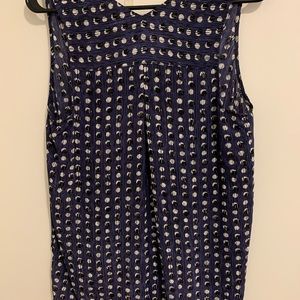 Trouve Navy sleeveless top